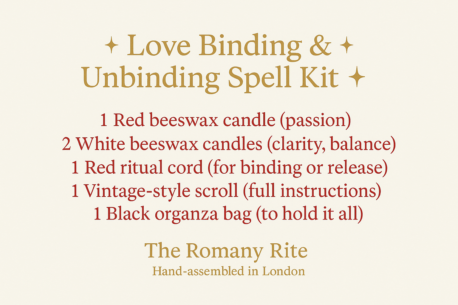 Love Spell Kit