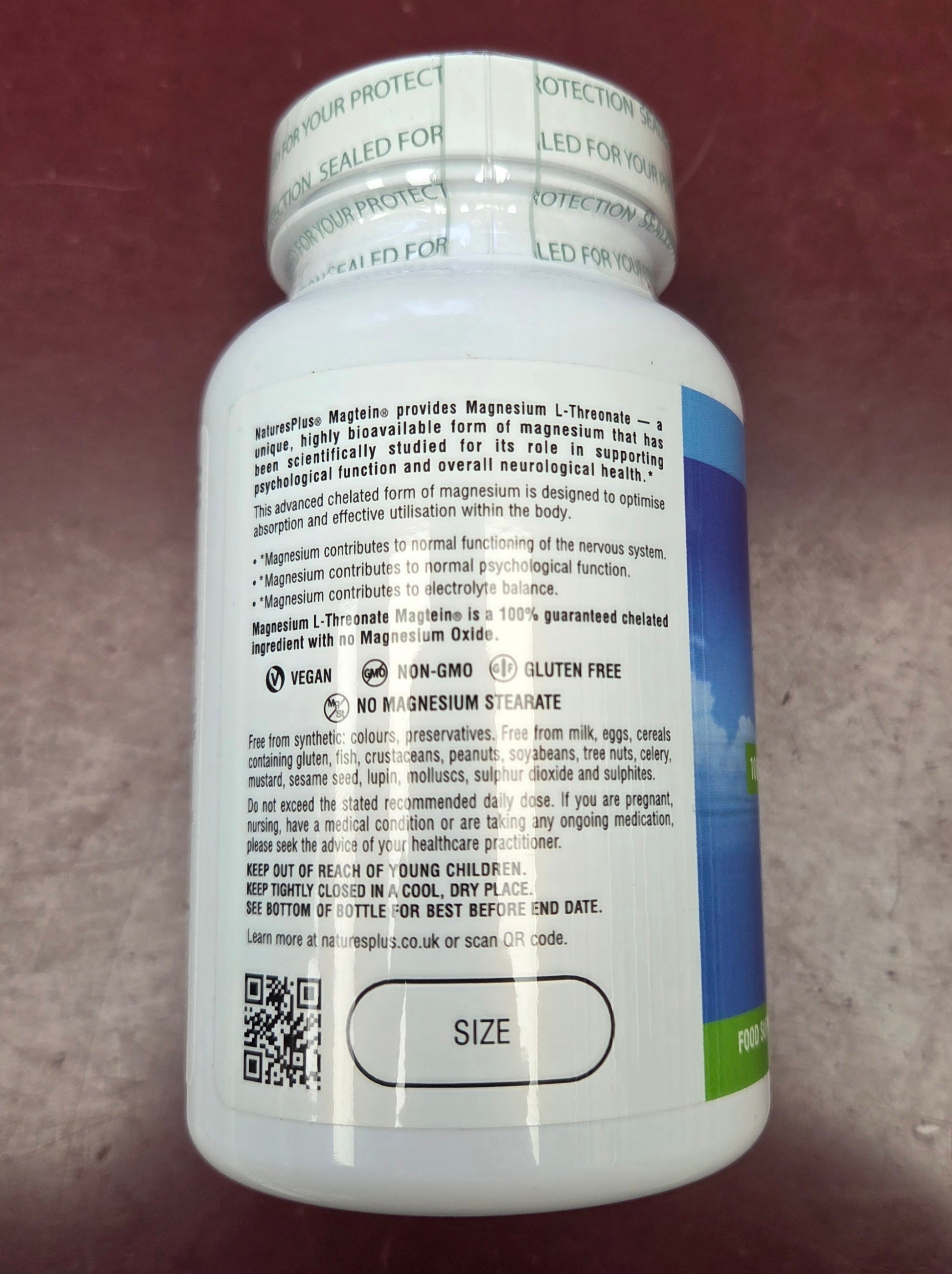 Natures Plus 100% Chelated Magnesium L-Threonate - Health Emporium