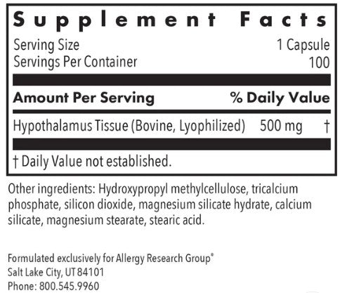 Hypothalamus Natural Glandular 100&