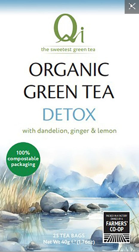 Organic Detox Green Tea 40g/25 Tea bags
