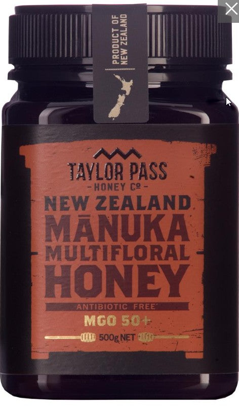 Taylor Pass Multifloral Manuka Honey MGO50+ 500g
