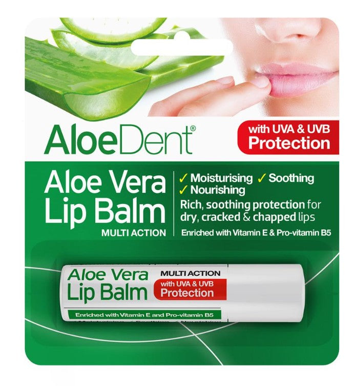 Aloe Dent Aloe Vera Lip Balm - 4g - Health Emporium