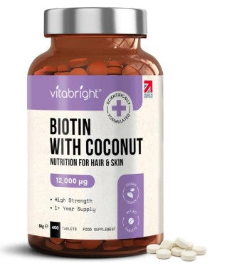Vitabright Biotin Tablets with Coconut