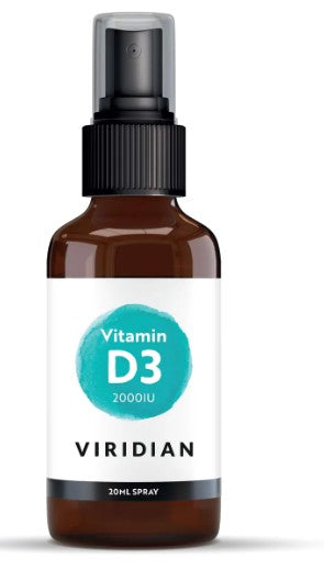 Viridian Liquid Vitamin D3 spray 2000iu - Health Emporium