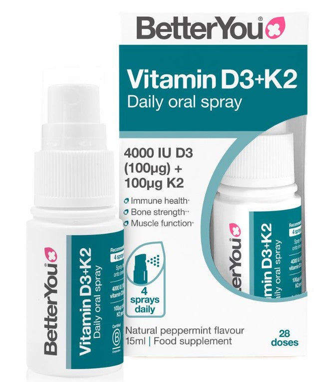 BetterYou Vitamin D3+K2 Sprays