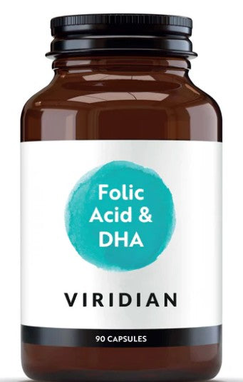 Folic Acid with DHA 90 Veg Caps - Health Emporium