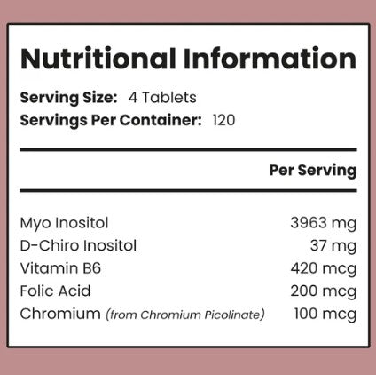 Vitabright Myo Inositol & D Chiro Inositol