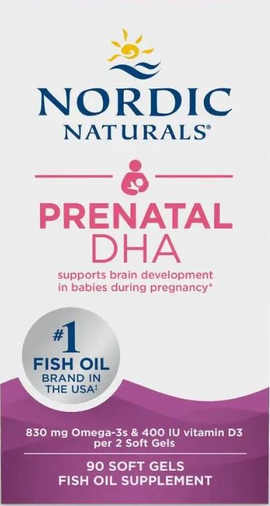 Nordic Prenatal DHA - Plain x 90 Soft Gels