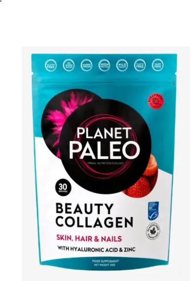Planet Paleo Beauty Collagen Marine Strawberry 30 Servings