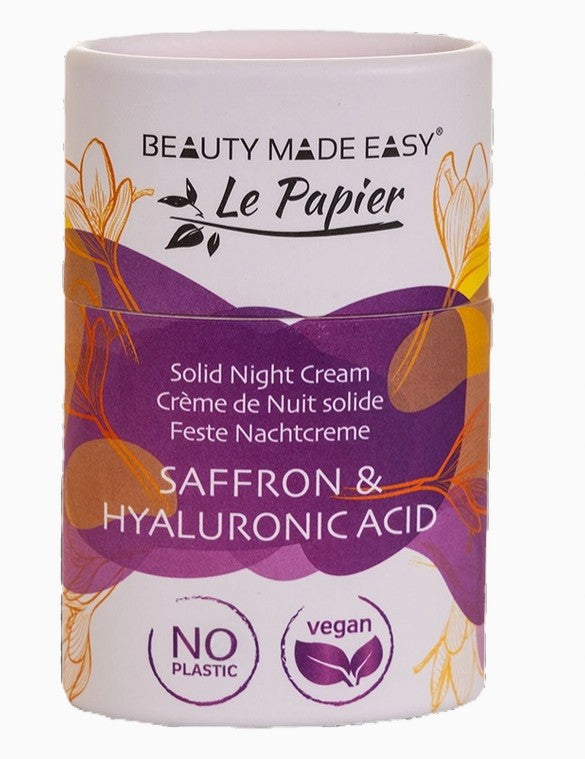 Beauty Made Easy Night Cream Stick with Saffron & Hyaluronic Acid