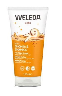 Weleda Kids 2in1 Shampoo and Body Wash Happy Orange 150ml