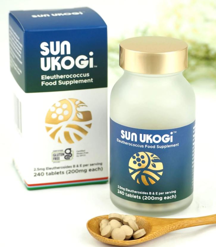 Sun Chlorella Sun Eleuthero - 240 x 200mg Tablets (NOW SUN OKOGI)