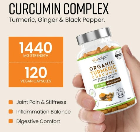 Vitabright Turmeric Curcumin Tablets