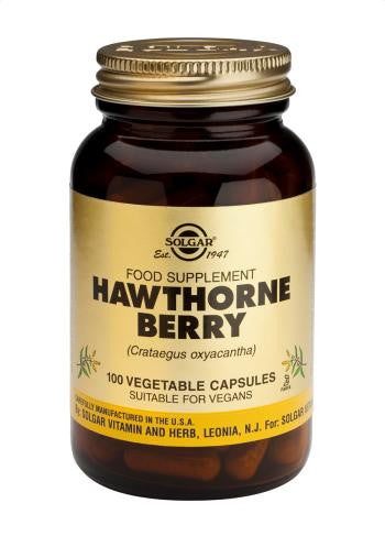 Hawthorne Berry 100 Vegetable Capsules - Health Emporium