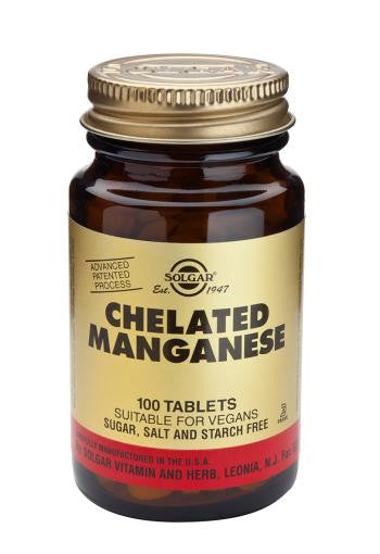 Chelated Manganese 100 Tablets - Health Emporium