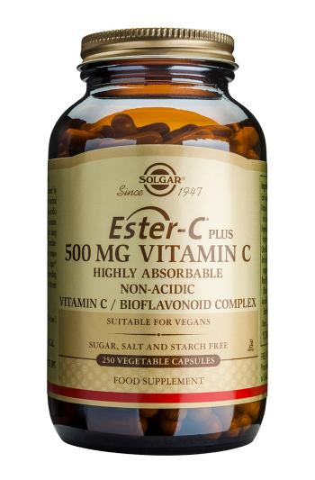 Ester-C(R) Plus 500 mg Vitamin C250 Vegetable Capsules - Health Emporium