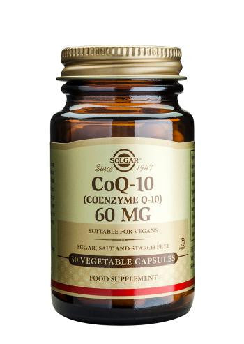 Coenzyme Q-10 60 mg Vegetable Capsules - Health Emporium