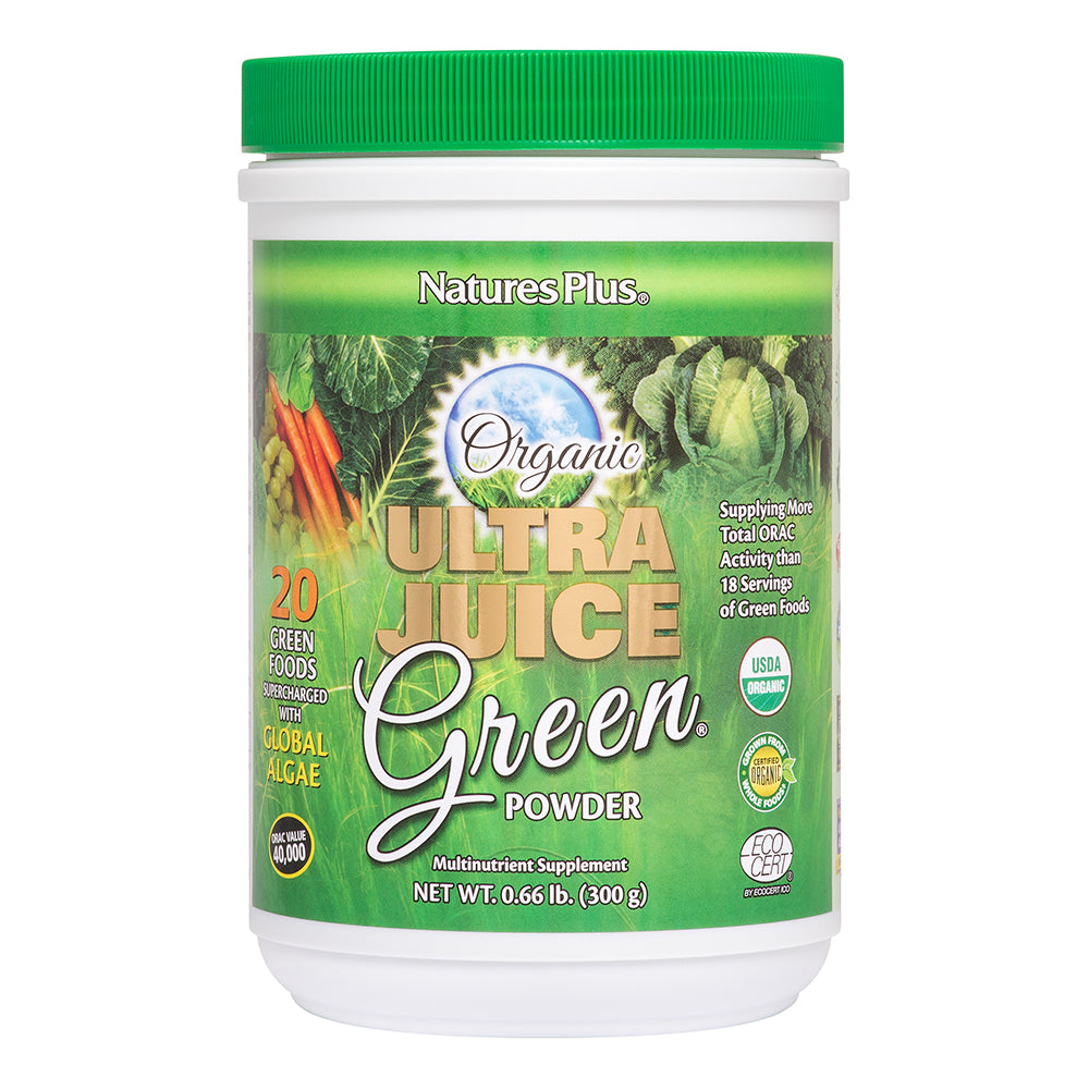 Natures Plus Organic Ultra Juice Green Powder - Health Emporium