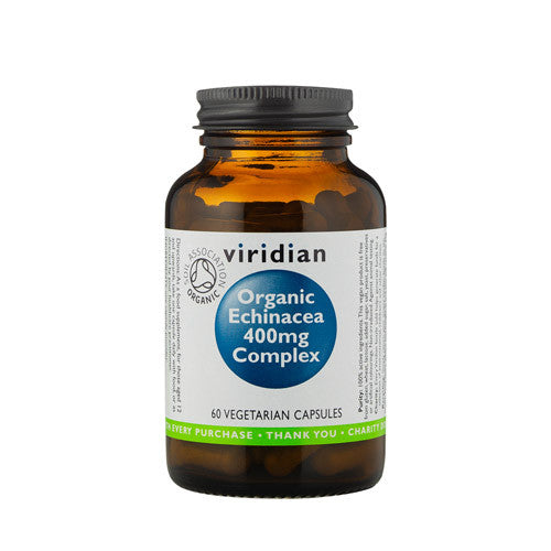 Organic Echinacea complex 400mg 60 Veg Caps - Health Emporium
