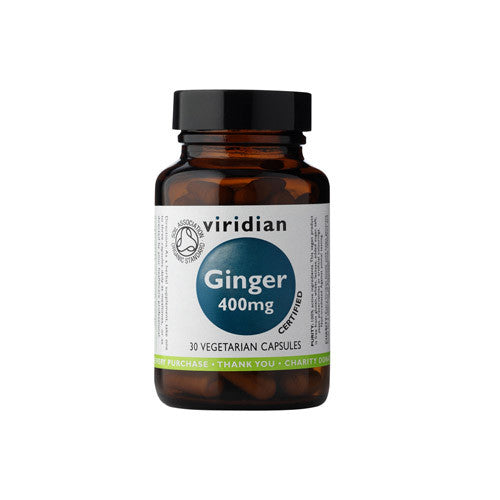 Organic Ginger Root 400mg Veg Caps - Health Emporium