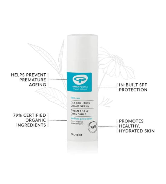 Green people Day solution SPF15 green tea & chamomile