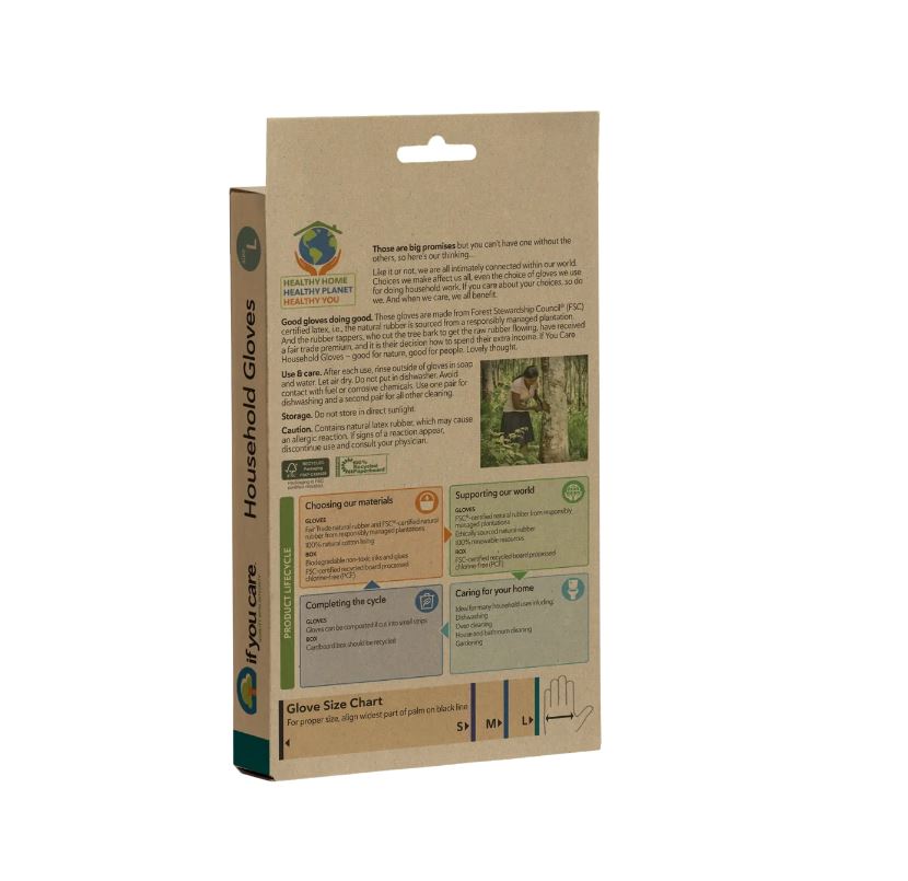 FSC Natural Rubber Household Gloves