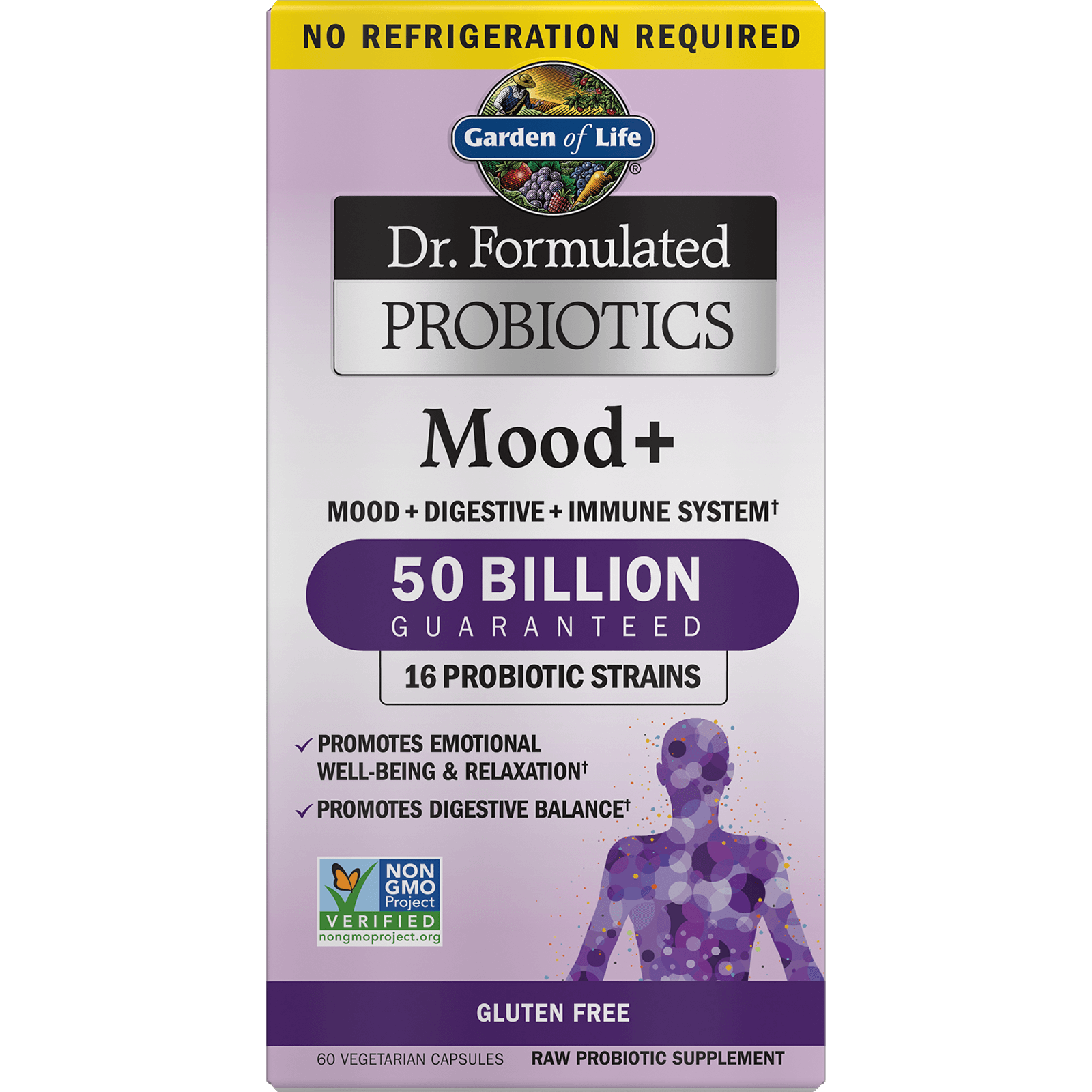 MICROBIOME MOOD+ 50 BILLION CFU VEGETARIAN CAPSULES - 60 CAPSULES - Health Emporium