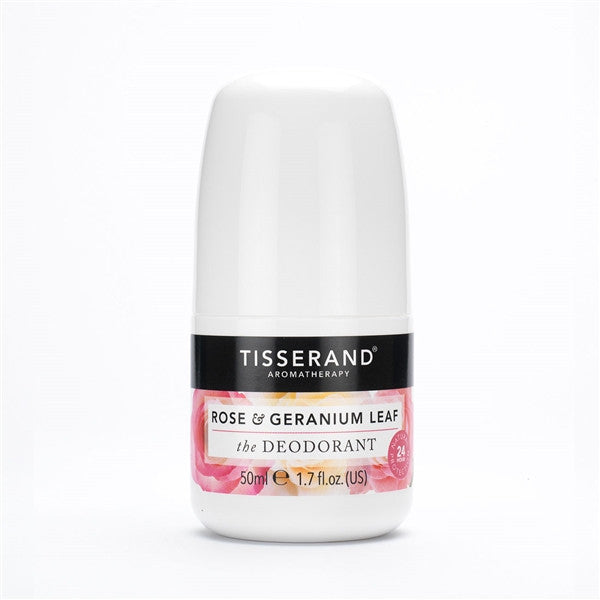 Tisserand Rose & Geranium Deo 50ml - Health Emporium