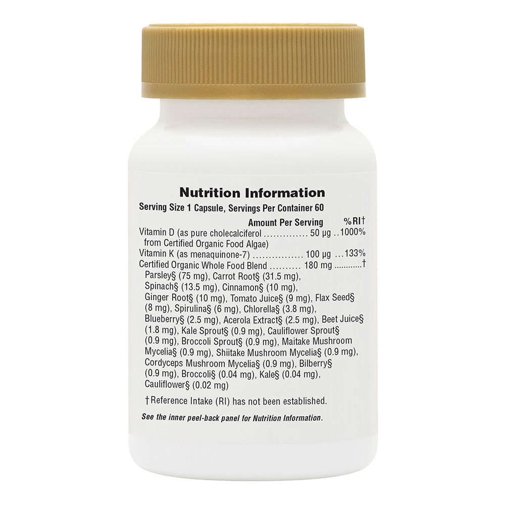 Source of Life Garden Vitamins D3 & K2 60 Caps