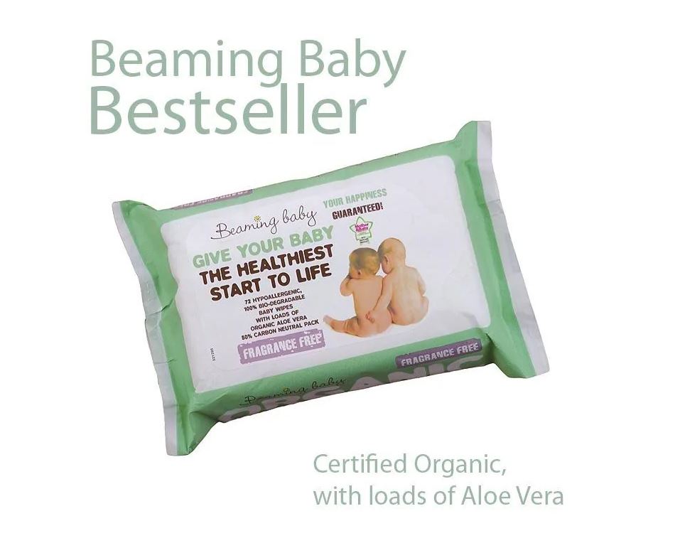 Organic BabyWipes Unfragranced 72 Wipes