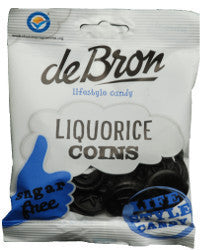 de Bron Sugar Free Liquorice Coins - Health Emporium