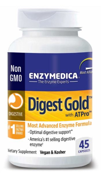 Enzymedica Digest Gold ATPro, 45 Capsules