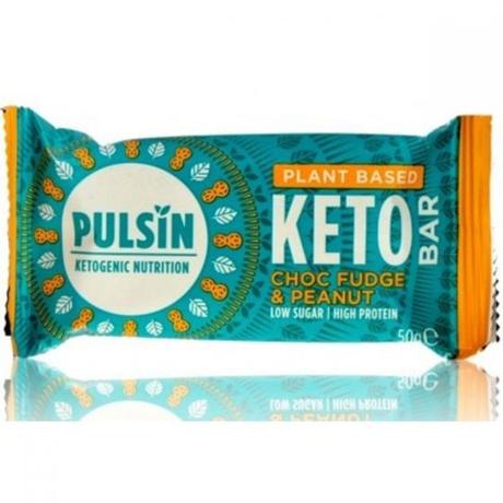 Pulsin Choc Fudge & Peanut Keto Bar 50g x 18