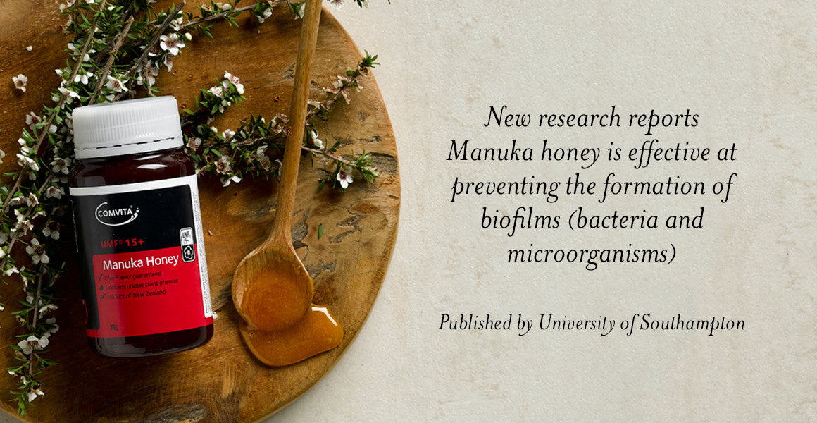 Manuka honey is effective at preventing biofilms