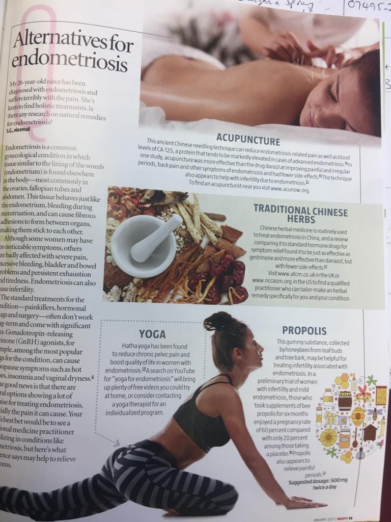 Статья об эндометриозе из журнала «О чем вам не говорят врачи», январь 2021 г.