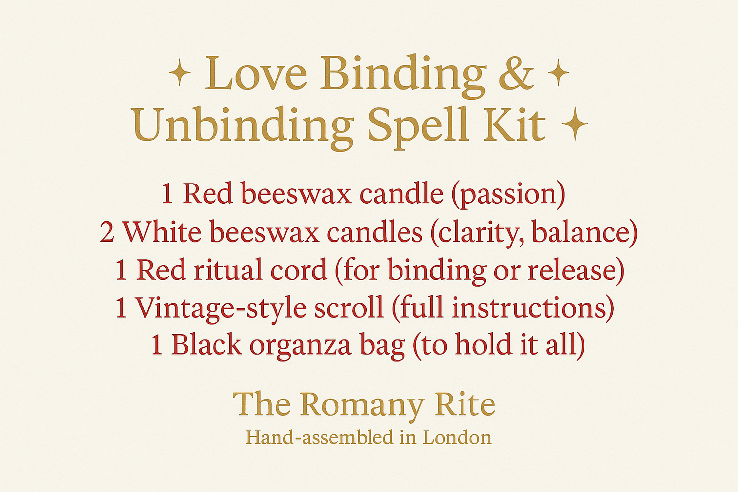 Love Spell Kit