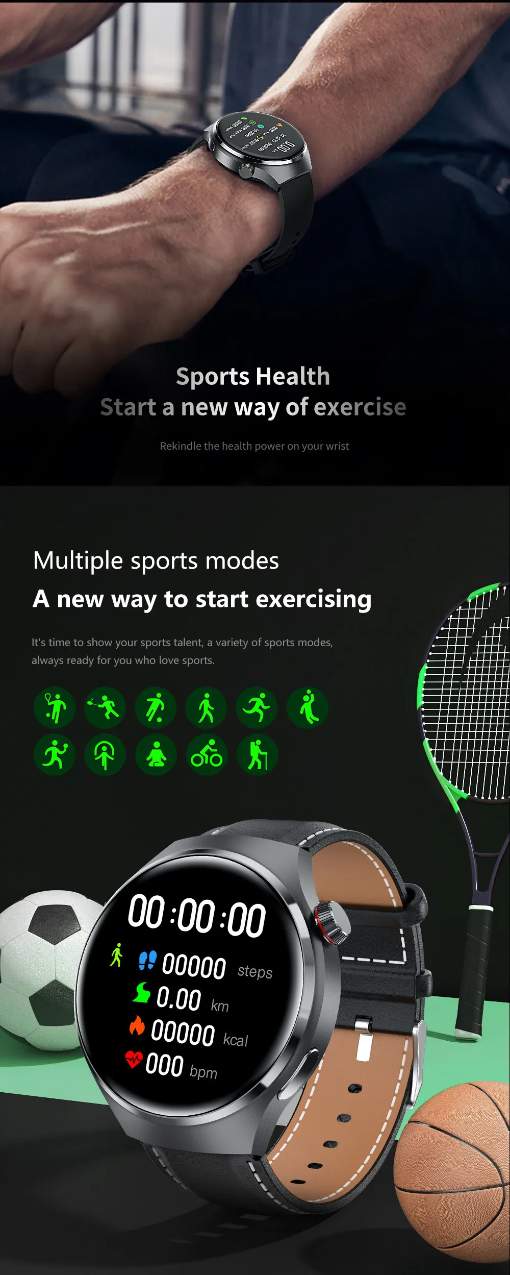 Health Sensing Smart Watch Assistant