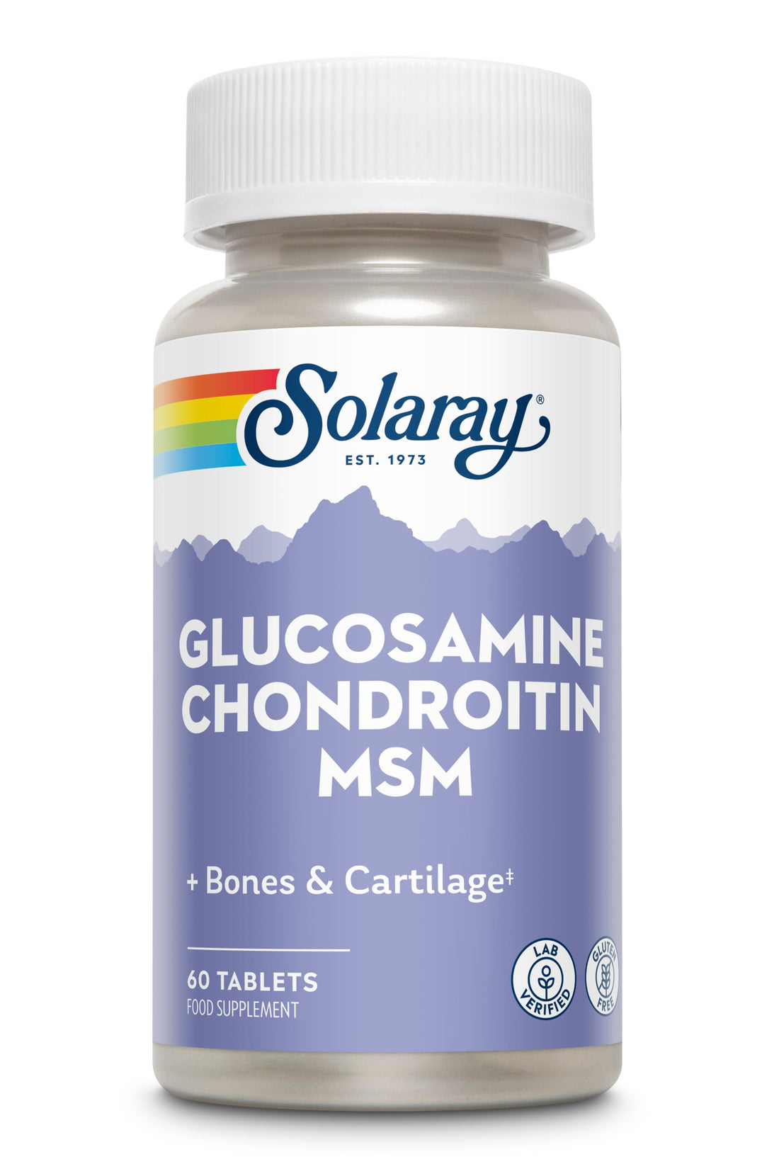 Solaray Glucosamine Chondroitin & MSM 60 แท็บเล็ต