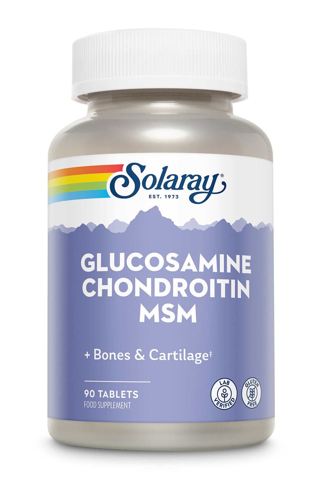 Solaray Glucosamine Chondroïtine & MSM 90 comprimé