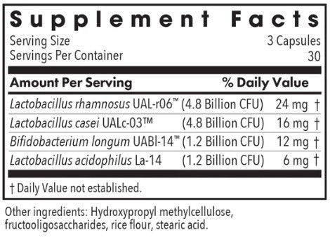 GI Flora Dairy Free 90 Capsules