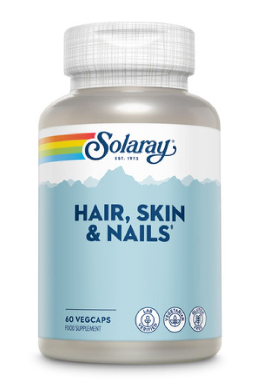 Solaray Cabelo, Pele e Unhas 60 Cápsulas