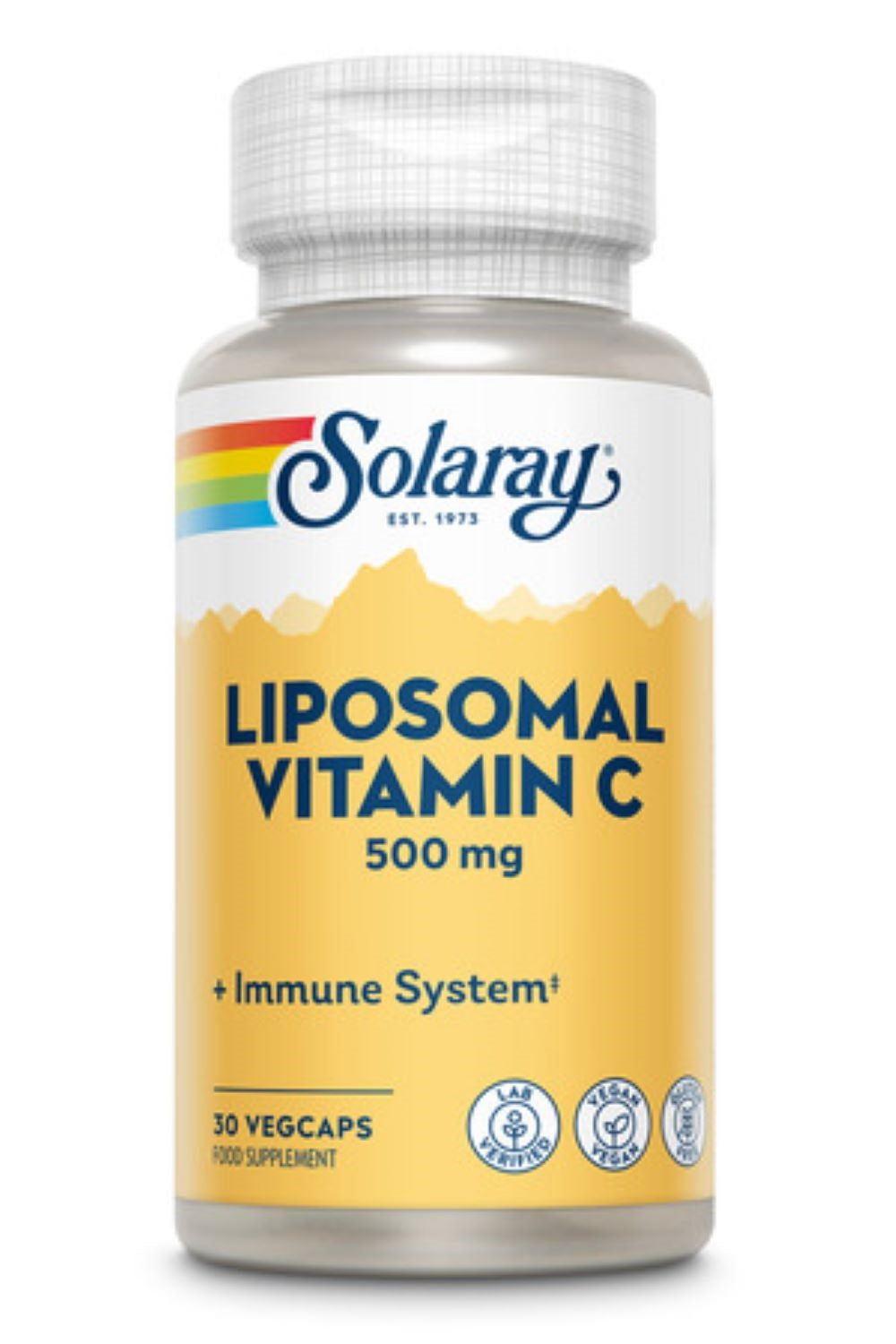 Solaray liposomaalinen c-vitamiini - 500mg, 30 kasviskorkkia