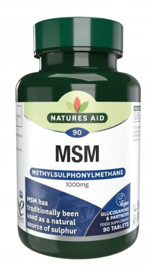 Natures Aid MSM 1000mg 90&