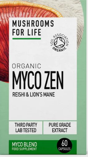 Βιολογικό μανιτάρι myco-zen - 60 κάψουλες