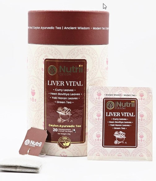 Nutrii CEYLON Liver Vital Ayurvedic Tea 20 Tea Bags