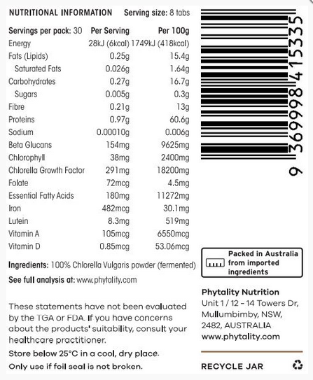 Fermented Chlorella 240&