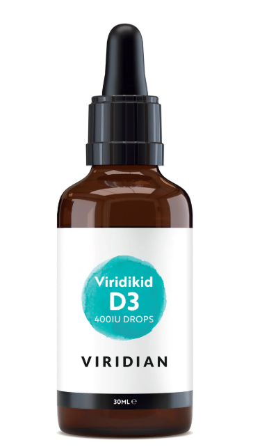 Viridian Viridikid Liquid Vitamin D3 Drops 400iu - Health Emporium