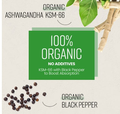 Vitabright Ashwagandha Tablets Organic KSM-66