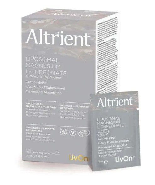 Altrient The Pioneering Liposomal Magnesium L-Threonate, 30X6ml