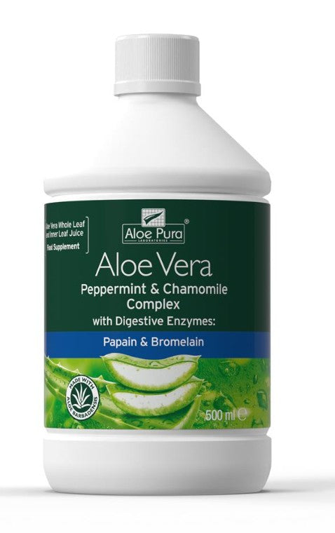 Aloe Pura Aloe Vera Peppermint &amp; Chamomile 500ml